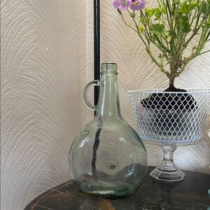 Elegant Clear Glass Jug